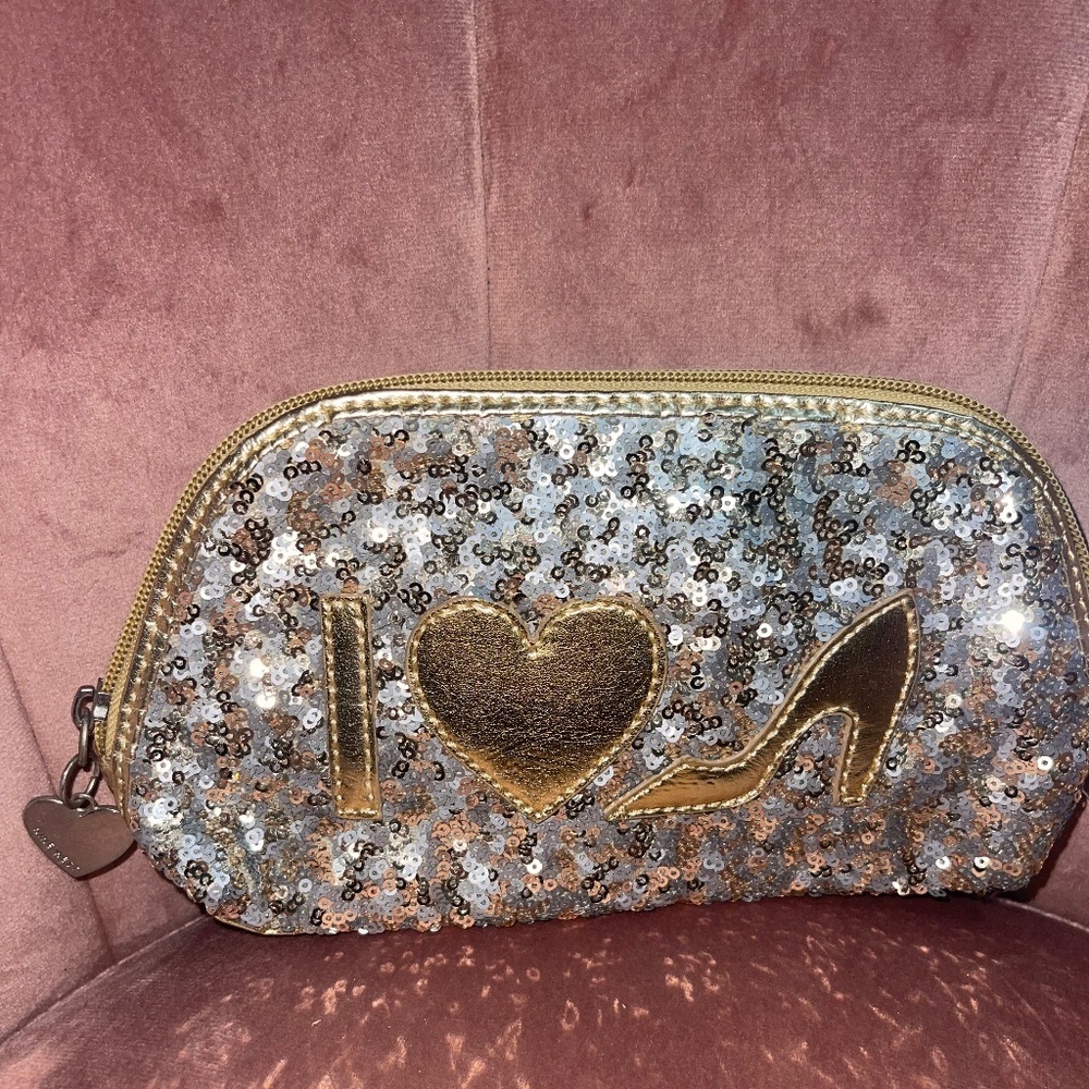 Nine West Sequin Makeup Bag